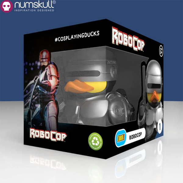 Numskull Tubbz Robocop Cosplaying Duck Boxed Edition Figure